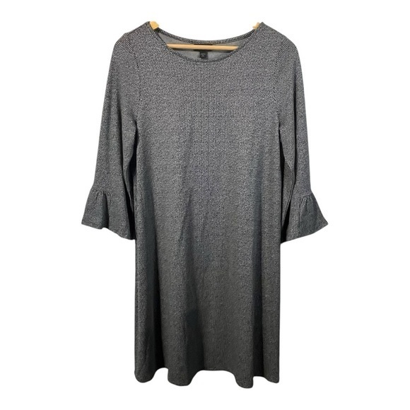 J. Jill Wearever Collection Houndstooth Shift Dress Women Size Medium Petite‎ - Picture 1 of 10